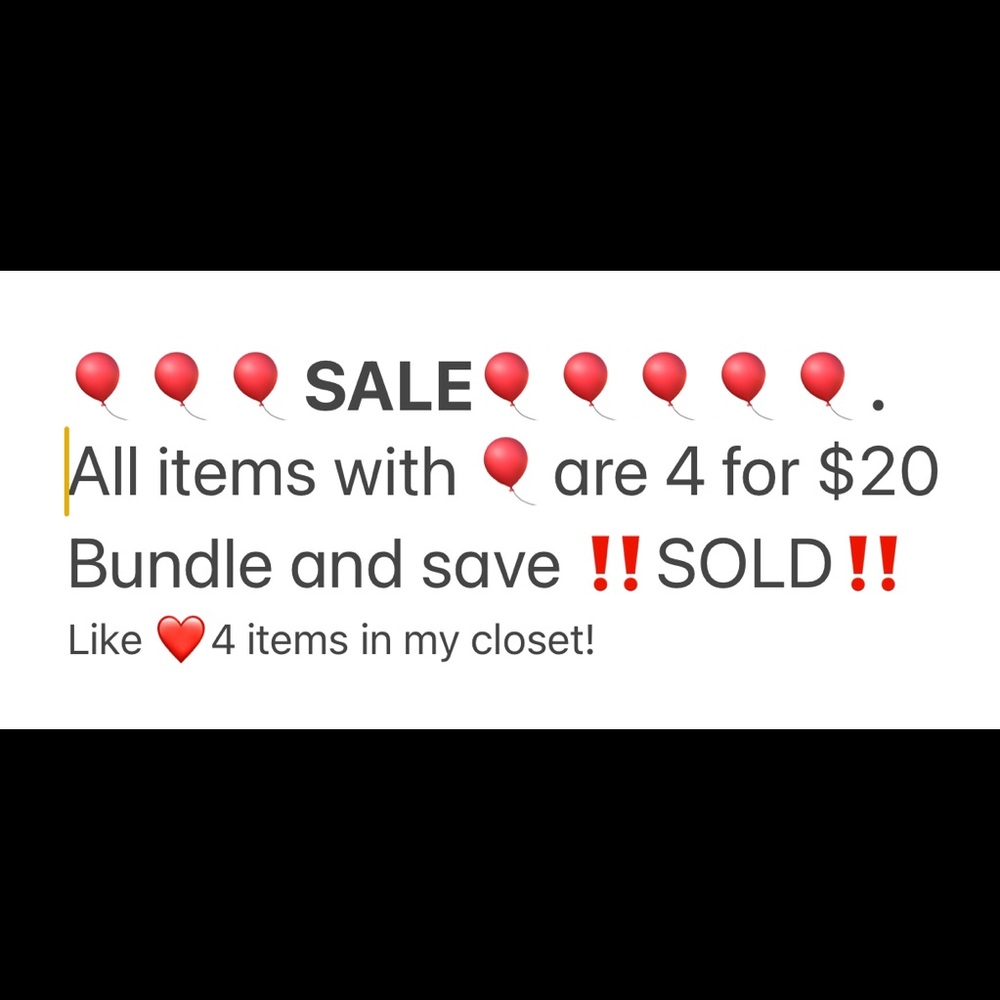 All items marked 🎈4 for $20 Bundle & Save
